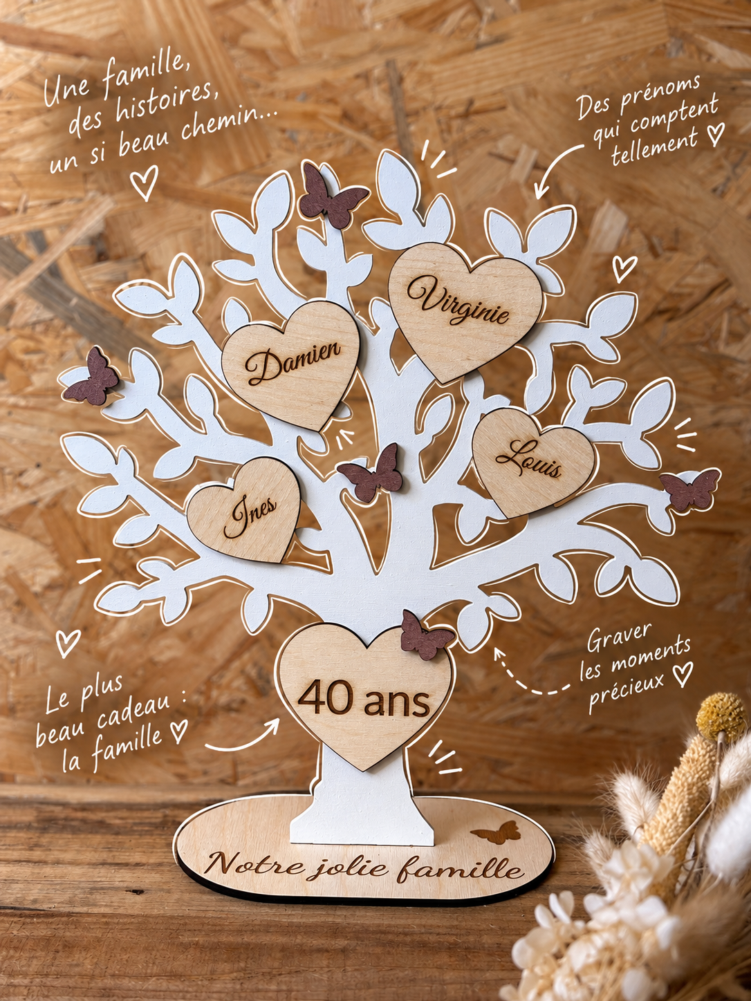 Arbre de vie cadeau personnalisé2 Arbre de vie en bois, cadeau personnalisé