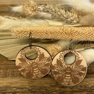 boucles d'oreilles grues en origami gris et vert (copie)