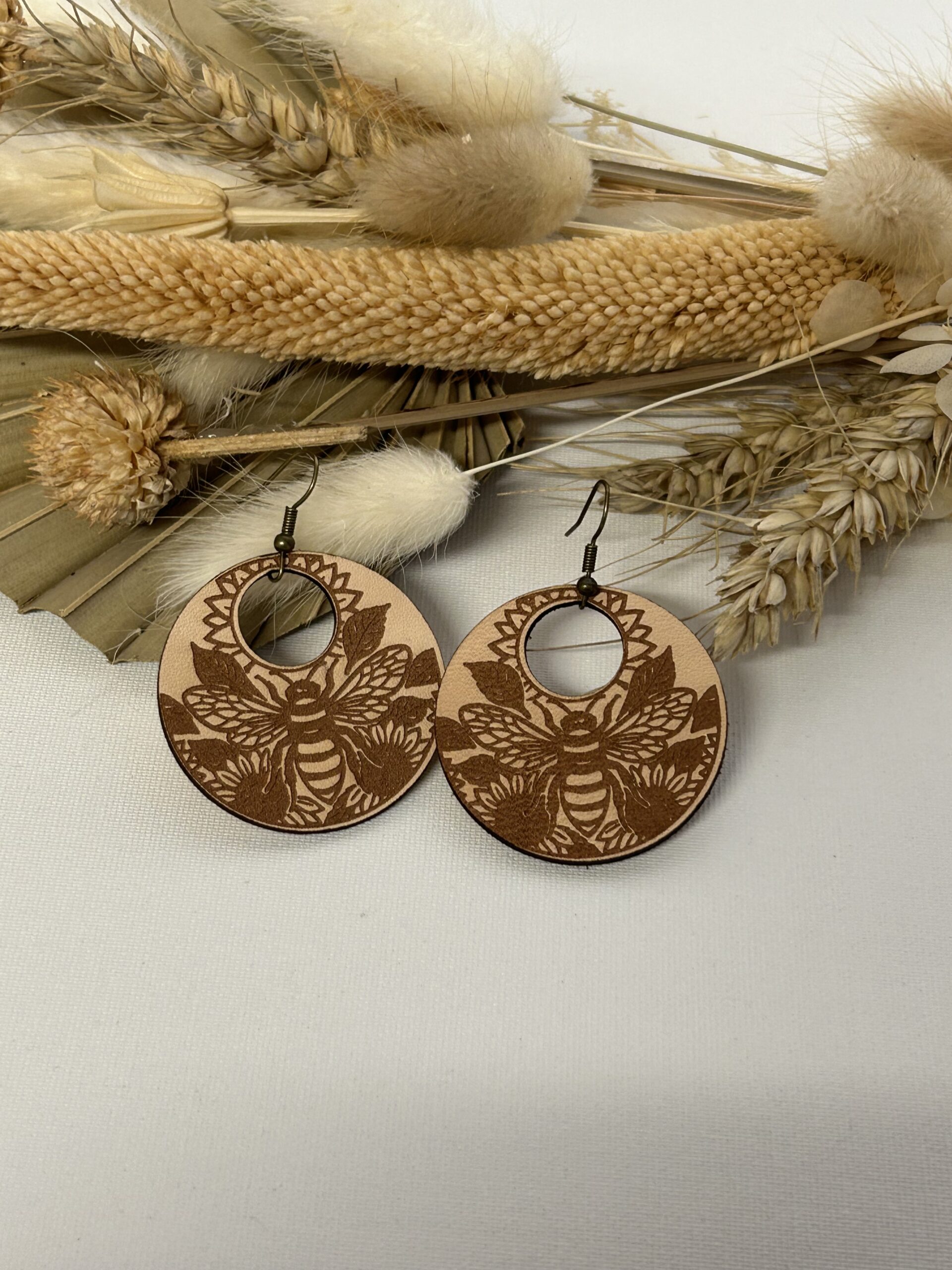 boucles d'oreilles grues en origami gris et vert (copie)