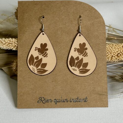 boucles d'oreilles grues en origami gris et vert (copie)