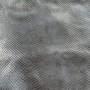 Chute de cuir imitation serpent mordoré (SMD1)