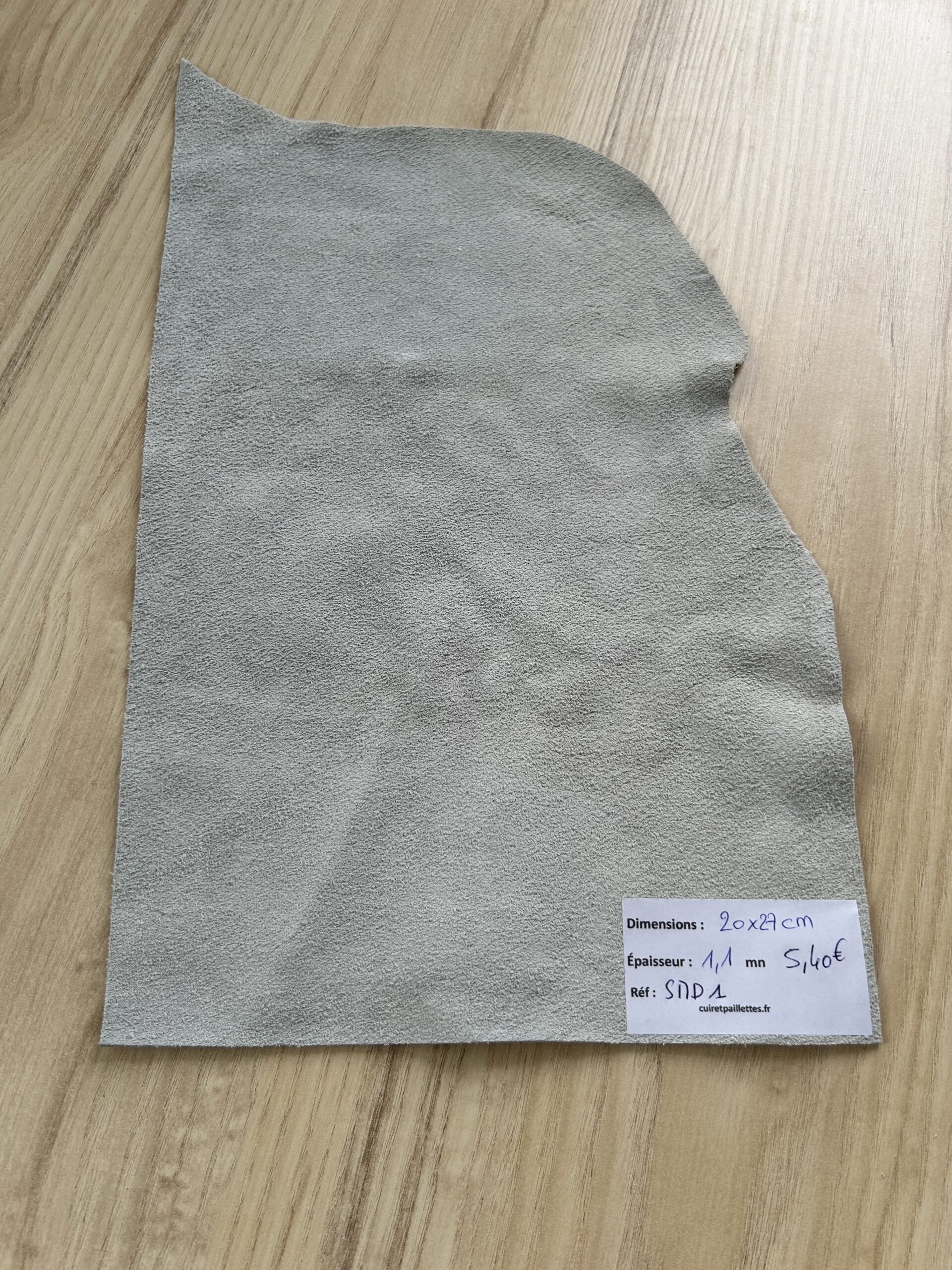 Chute de cuir imitation serpent mordoré (SMD1) – Image 2