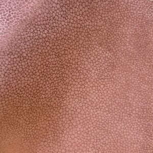 Chute de cuir marron cuivré