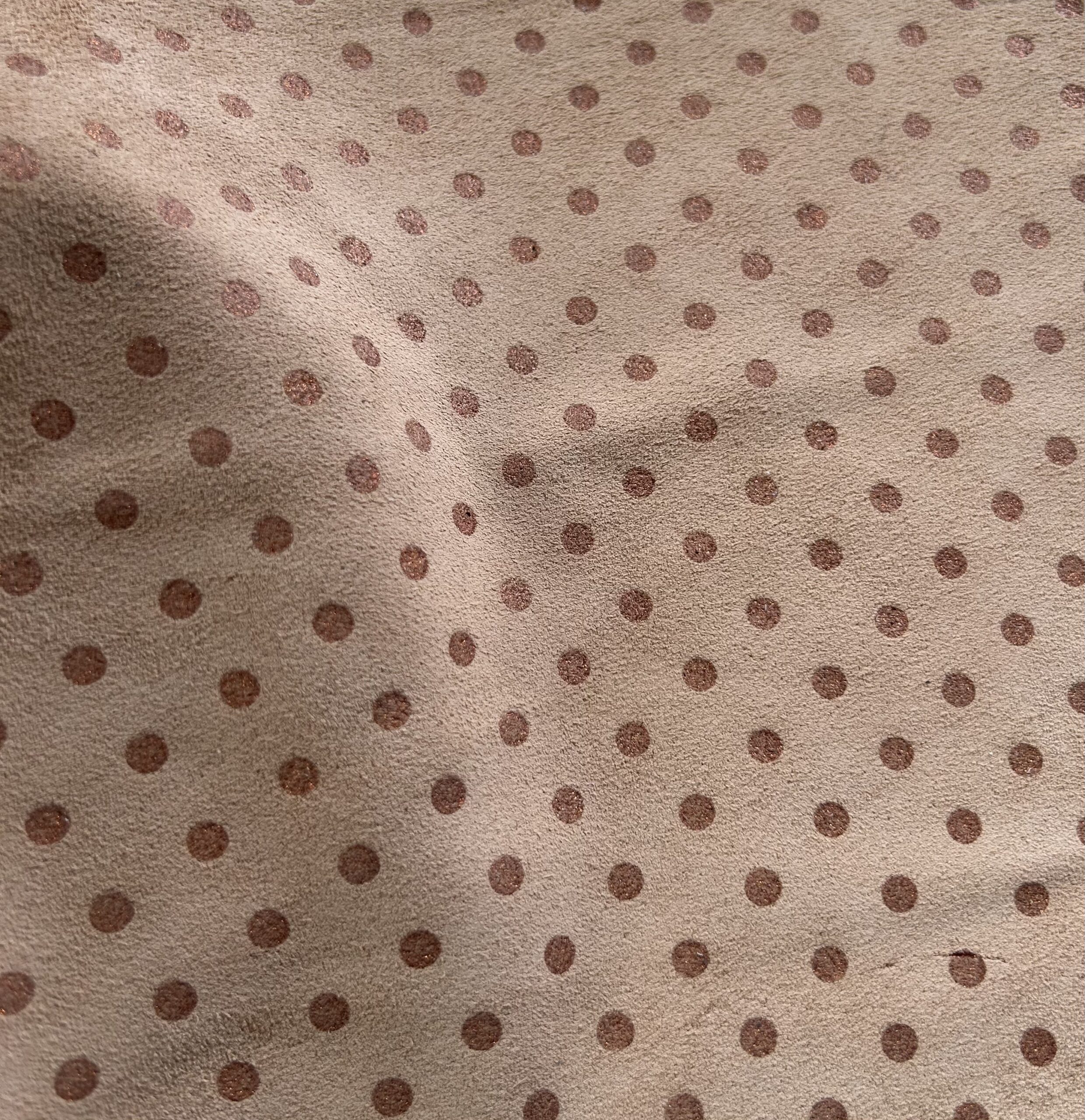 chute de cuir pêche pois pailleté