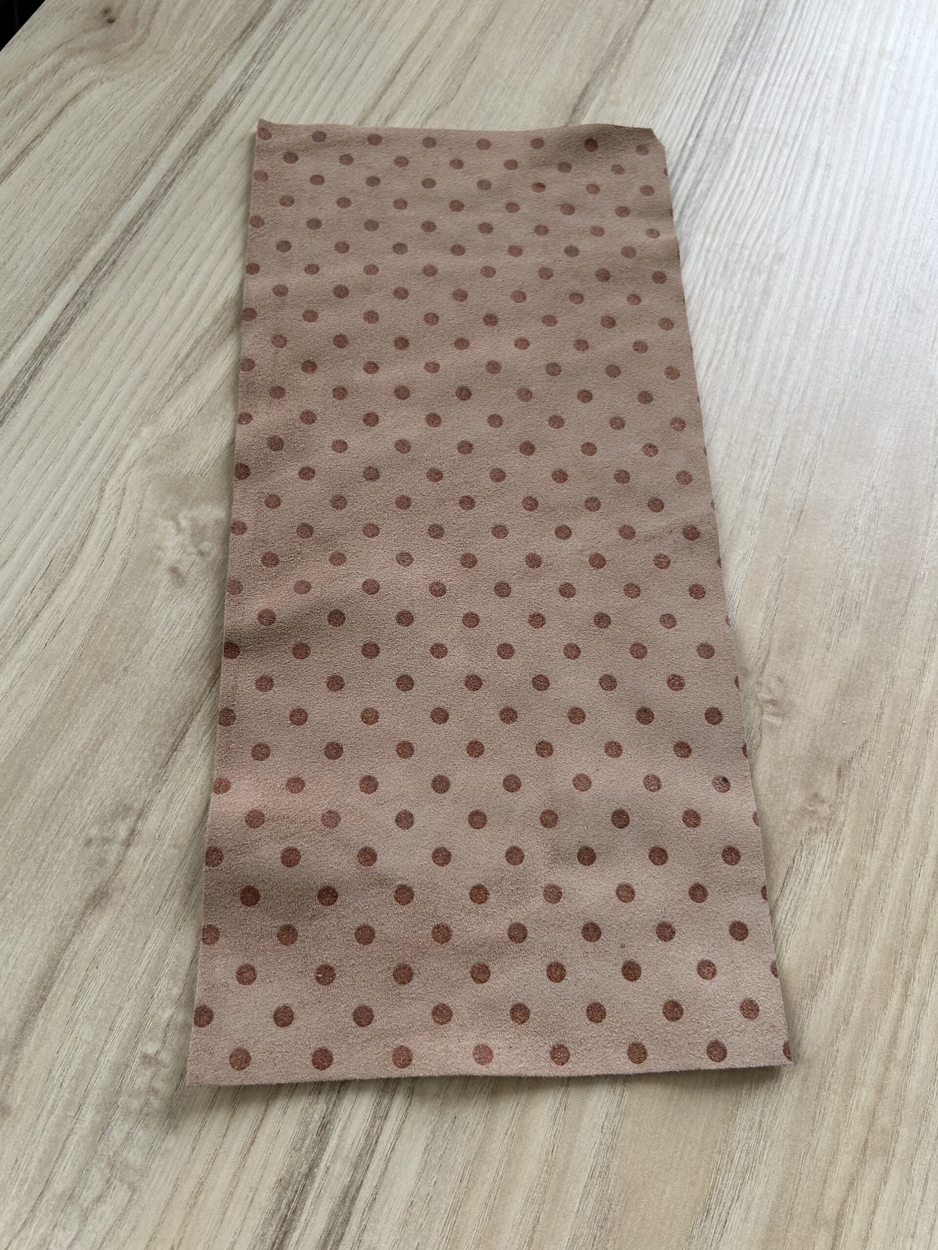 chute de cuir pêche pois pailleté