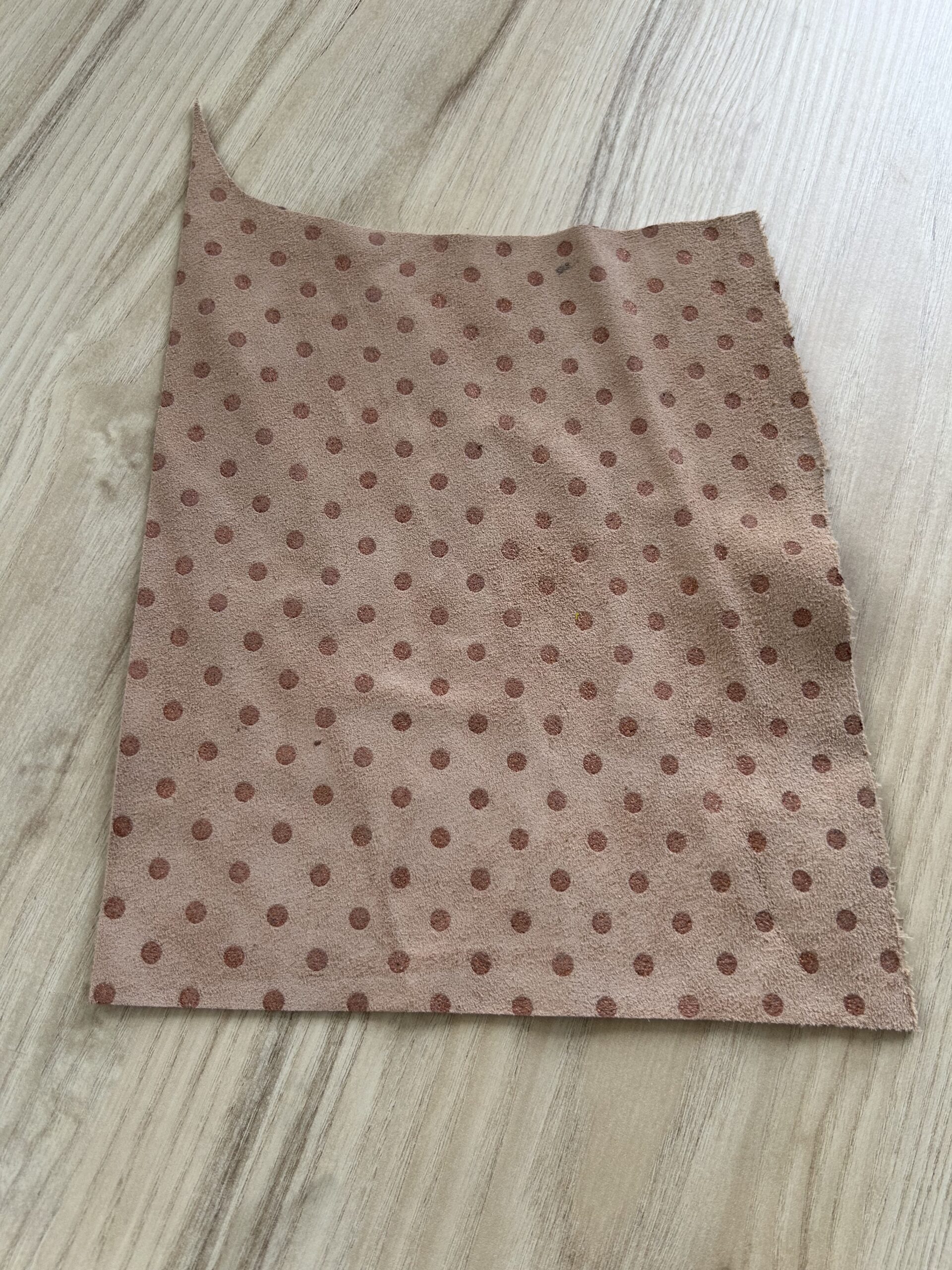 chute de cuir pêche pois pailleté