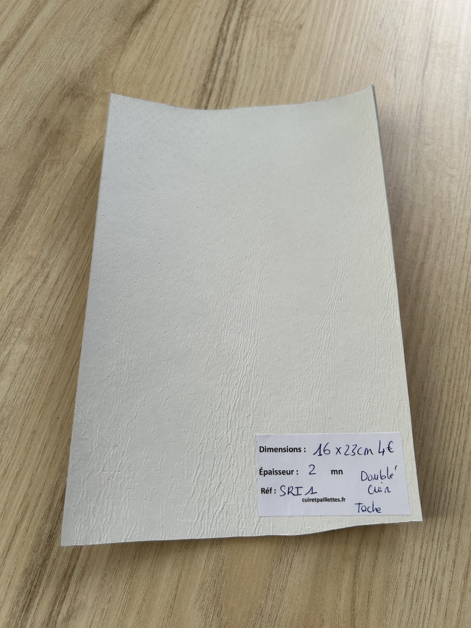 chute de cuir rose irisé imitatio serpent double cuir