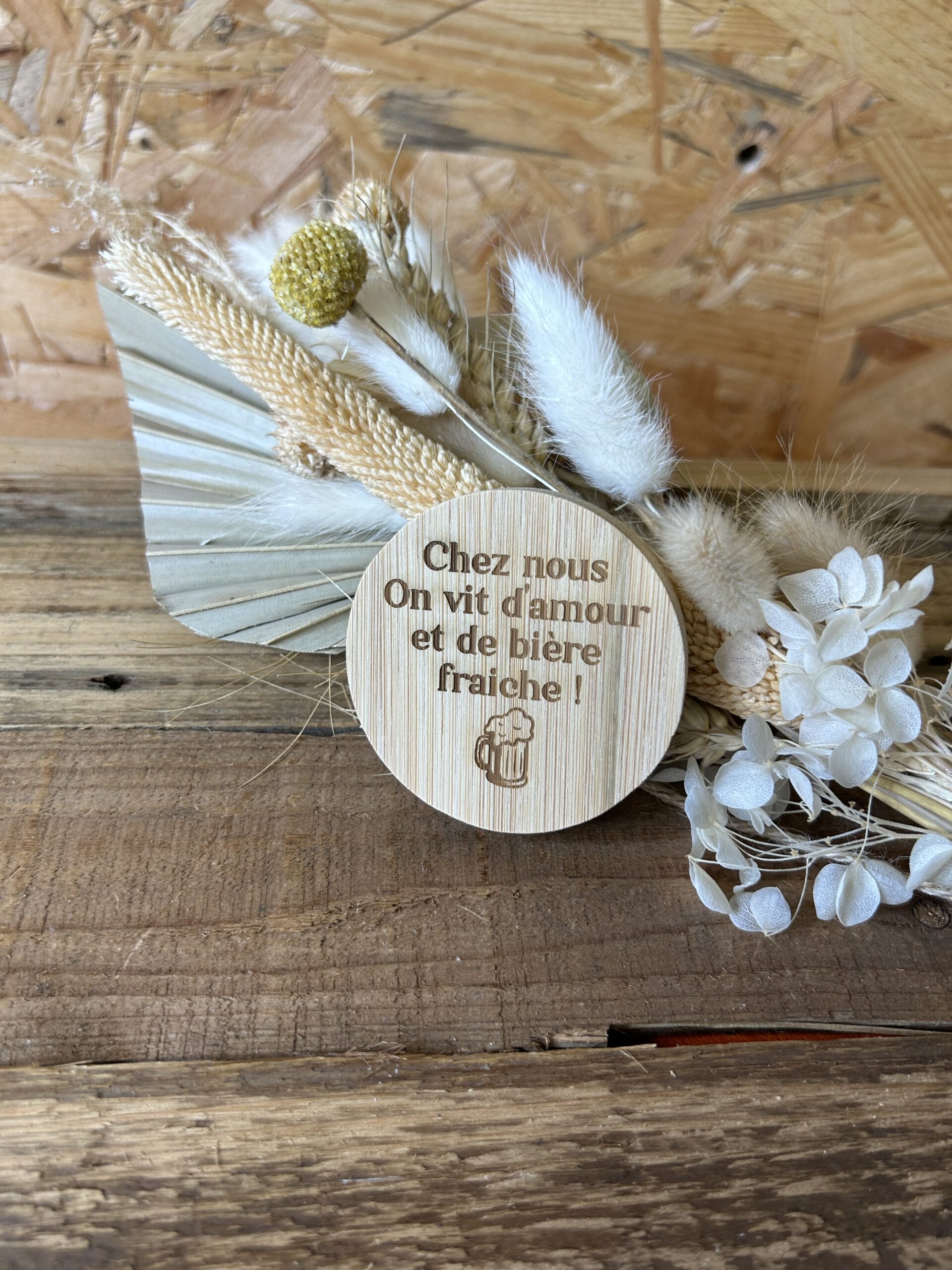 Décapsuleur magnétique phrase Humoristique