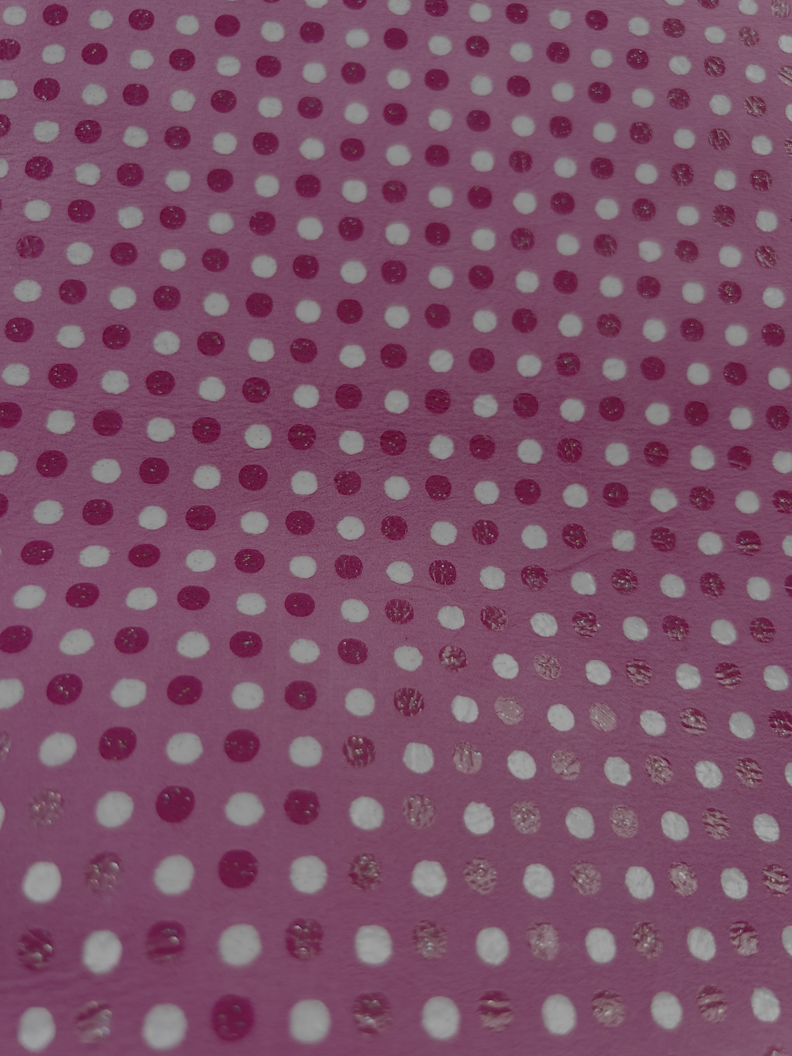 chute de cuir rose pois pailleté 26x19cm (rosep2)