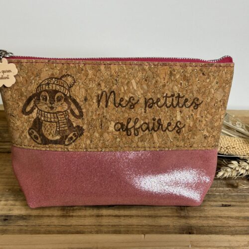 trousse à maquillage cuir