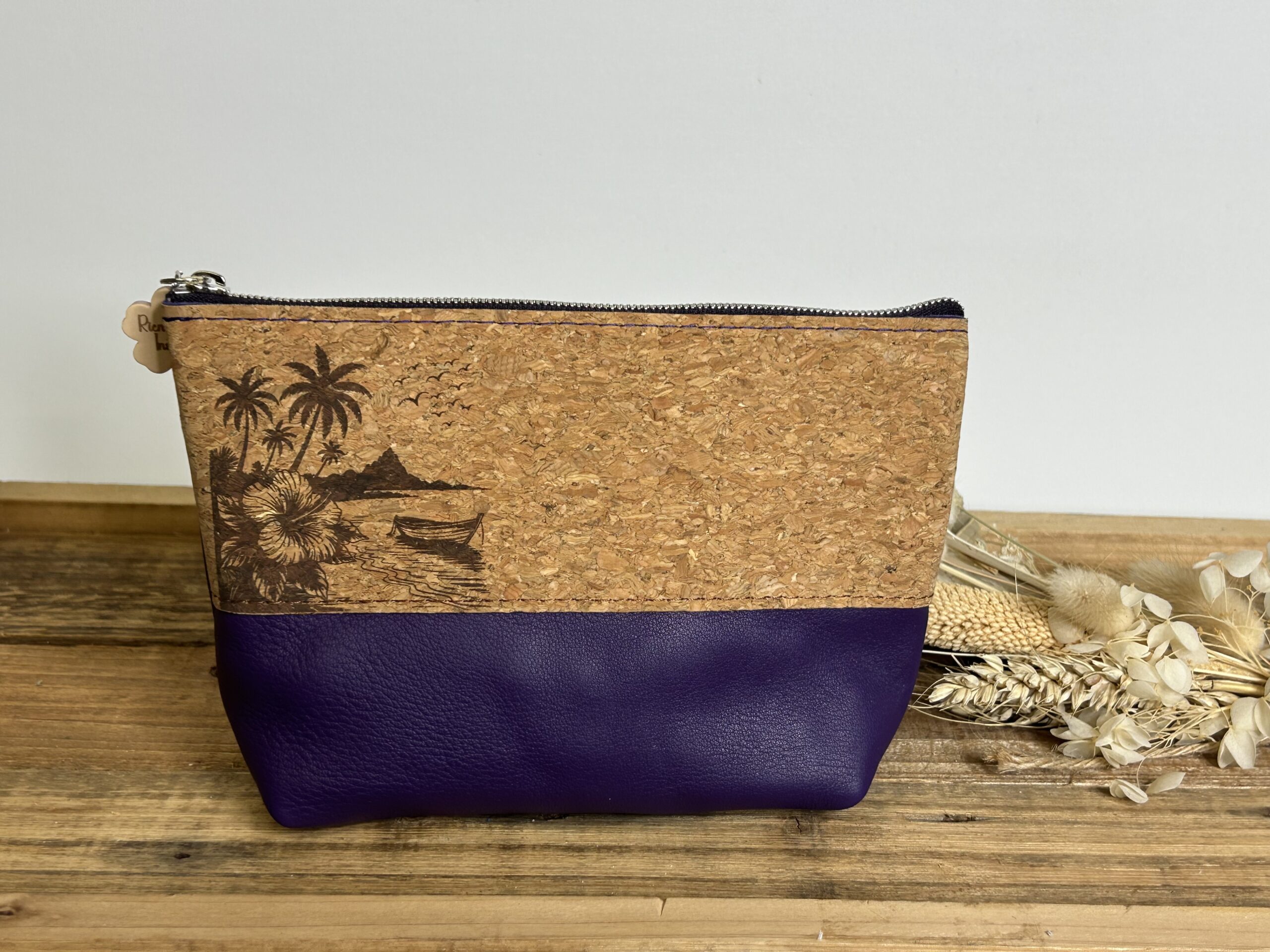 trousse à maquillage cuir