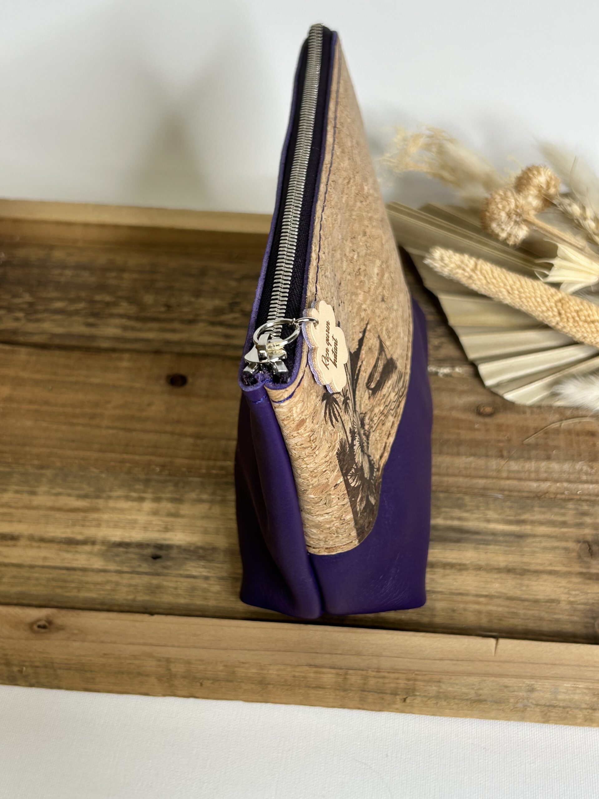 trousse à maquillage cuir