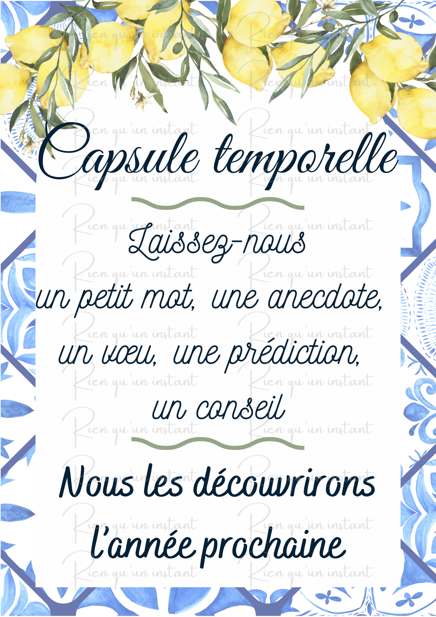 affiche capsule temporelle thème champêtre (copie)
