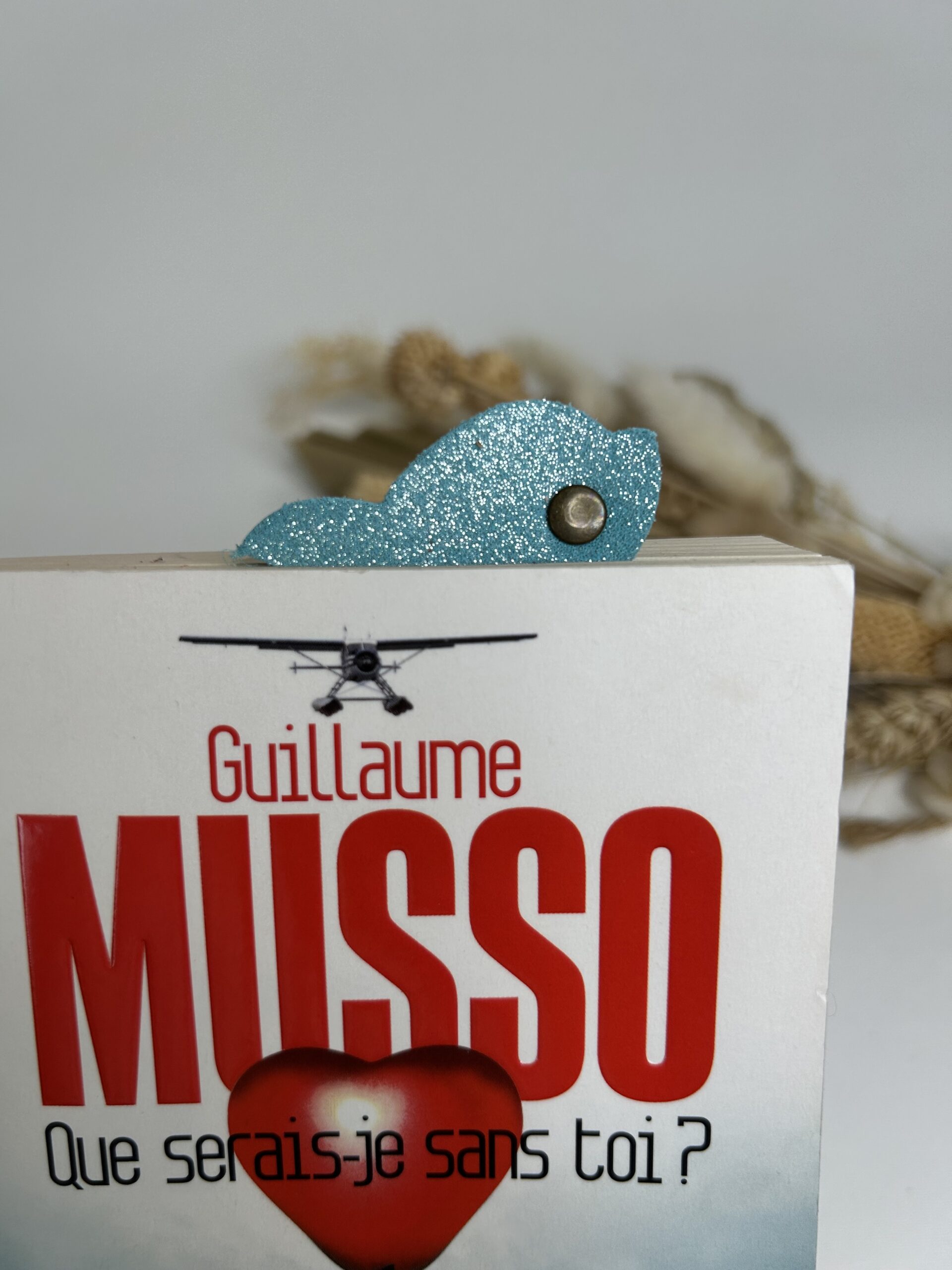 Marque-page magnétique en cuir Dauphin – Image 3