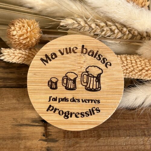 Décapsuleur magnétique - Message humoristique