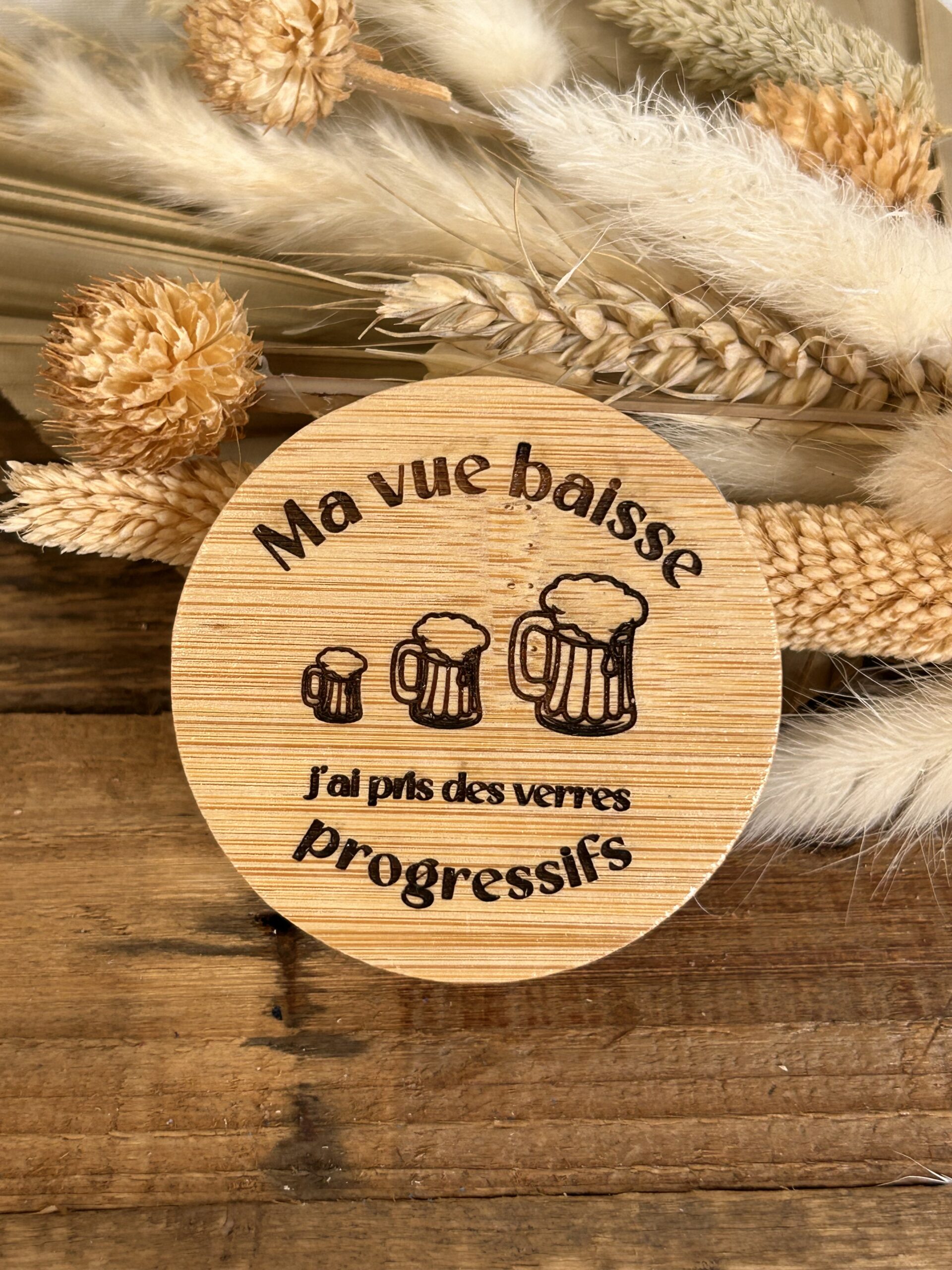 Décapsuleur magnétique - Message humoristique