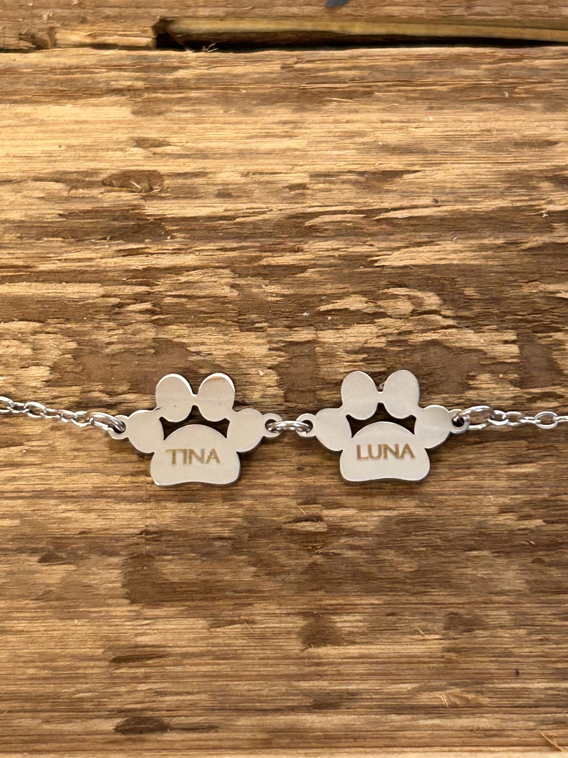 bracelet acier inoxydable pate de chat4 bracelet acier inoxydable pate de chat4