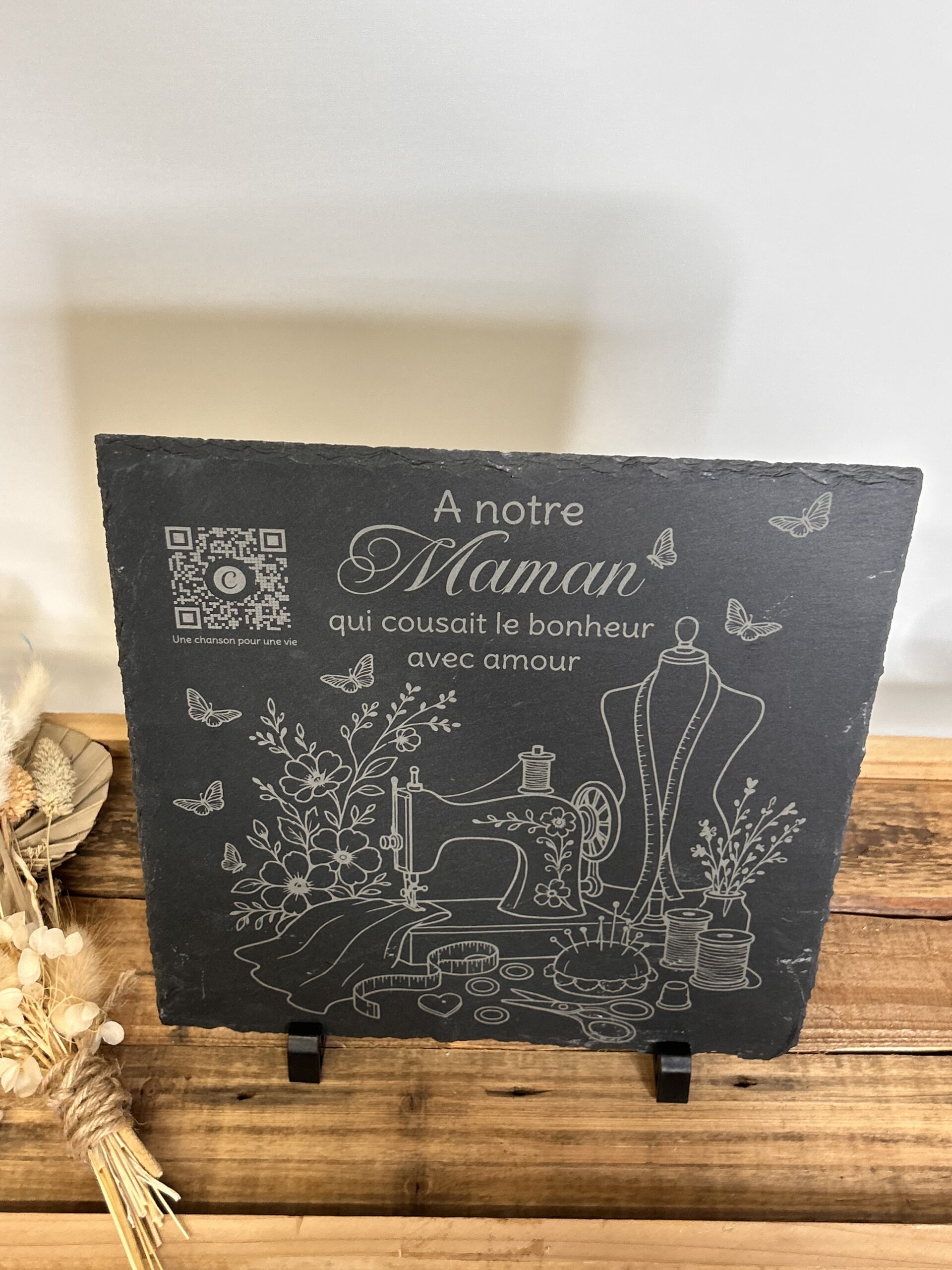plaque funéraire en ardoise carré10 plaque funéraire en ardoise carré10