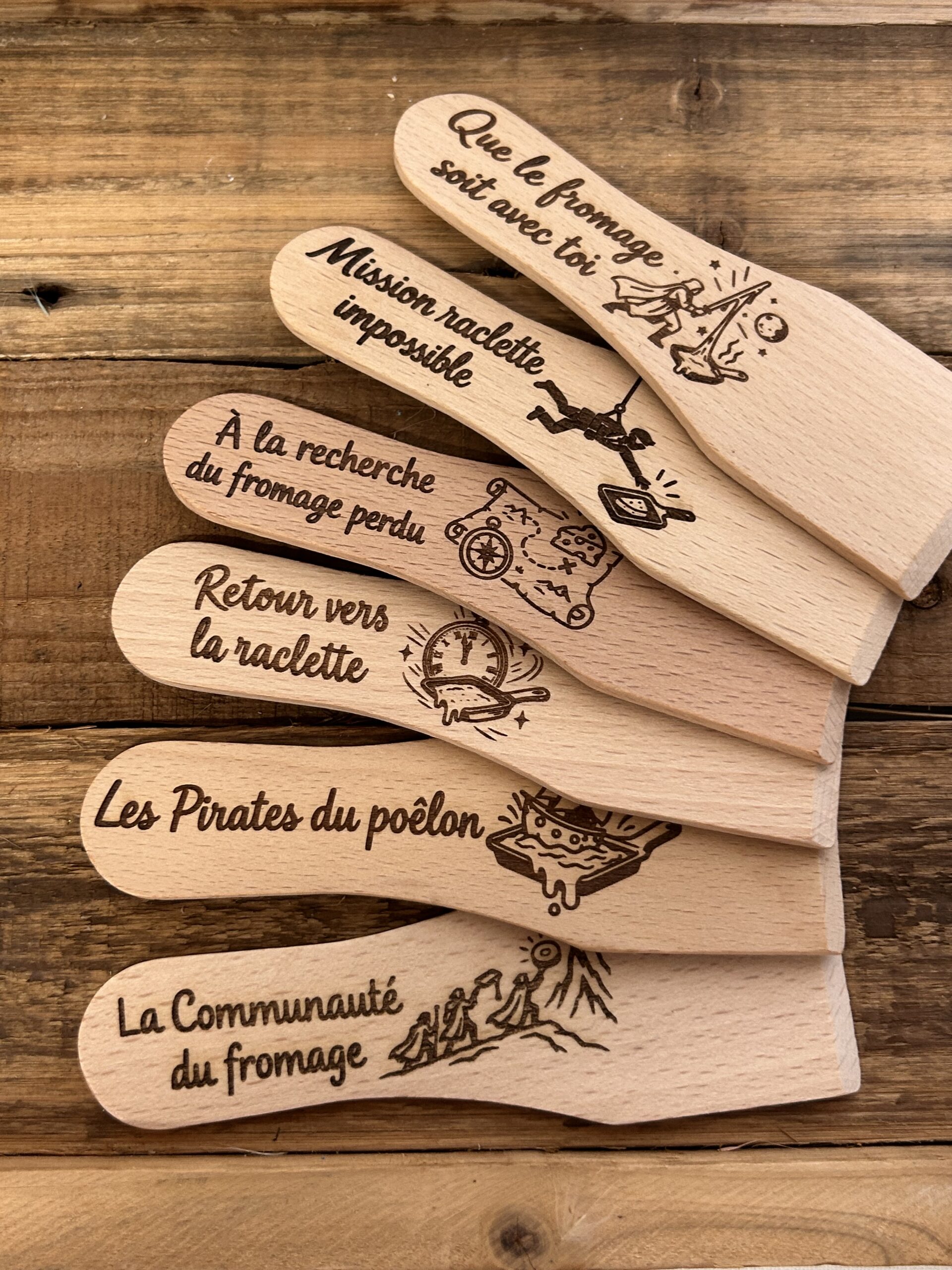 spatule raclette personnalisées11 spatule raclette personnalisées11