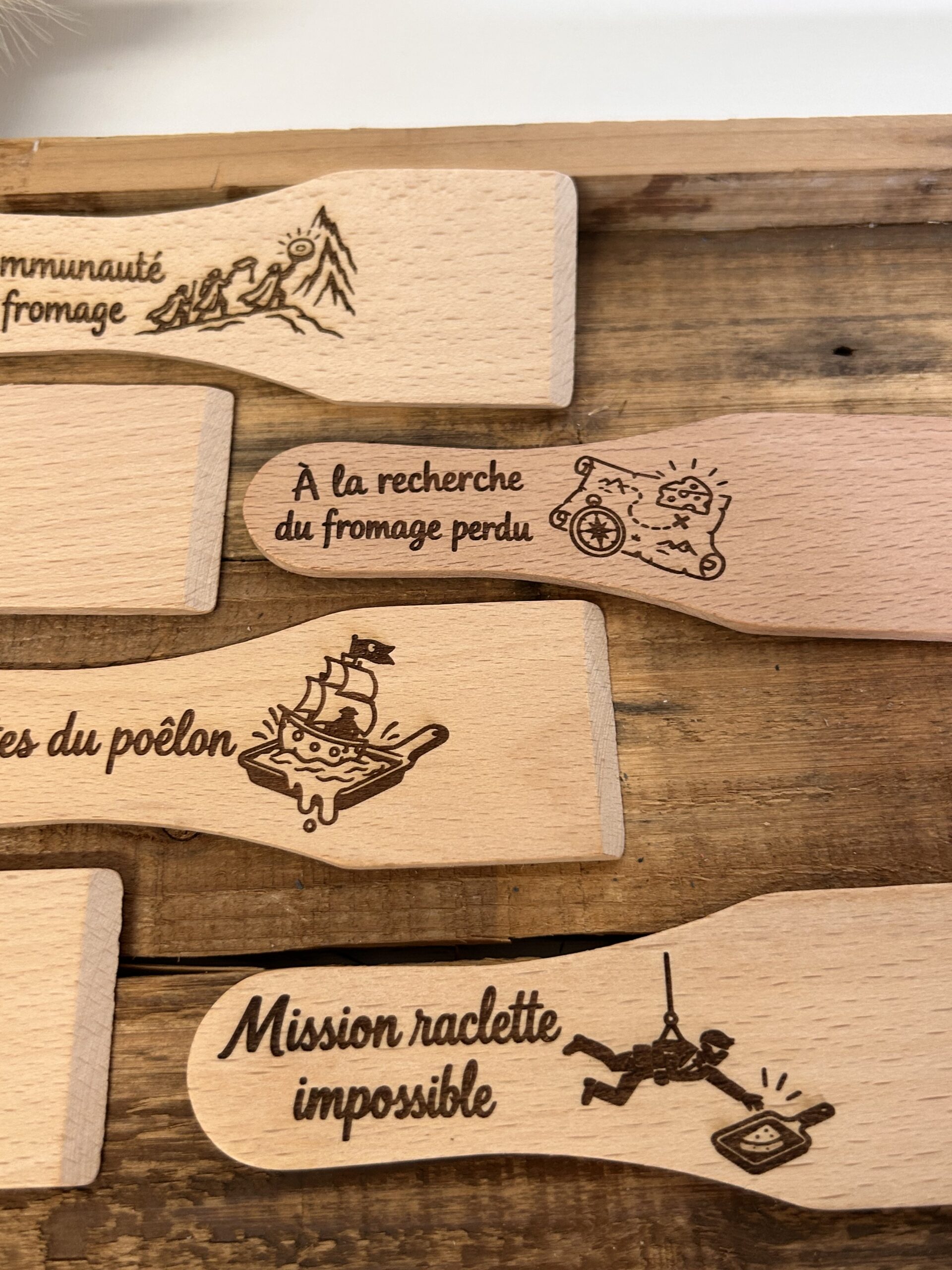 spatule raclette personnalisées8 spatule raclette personnalisées8