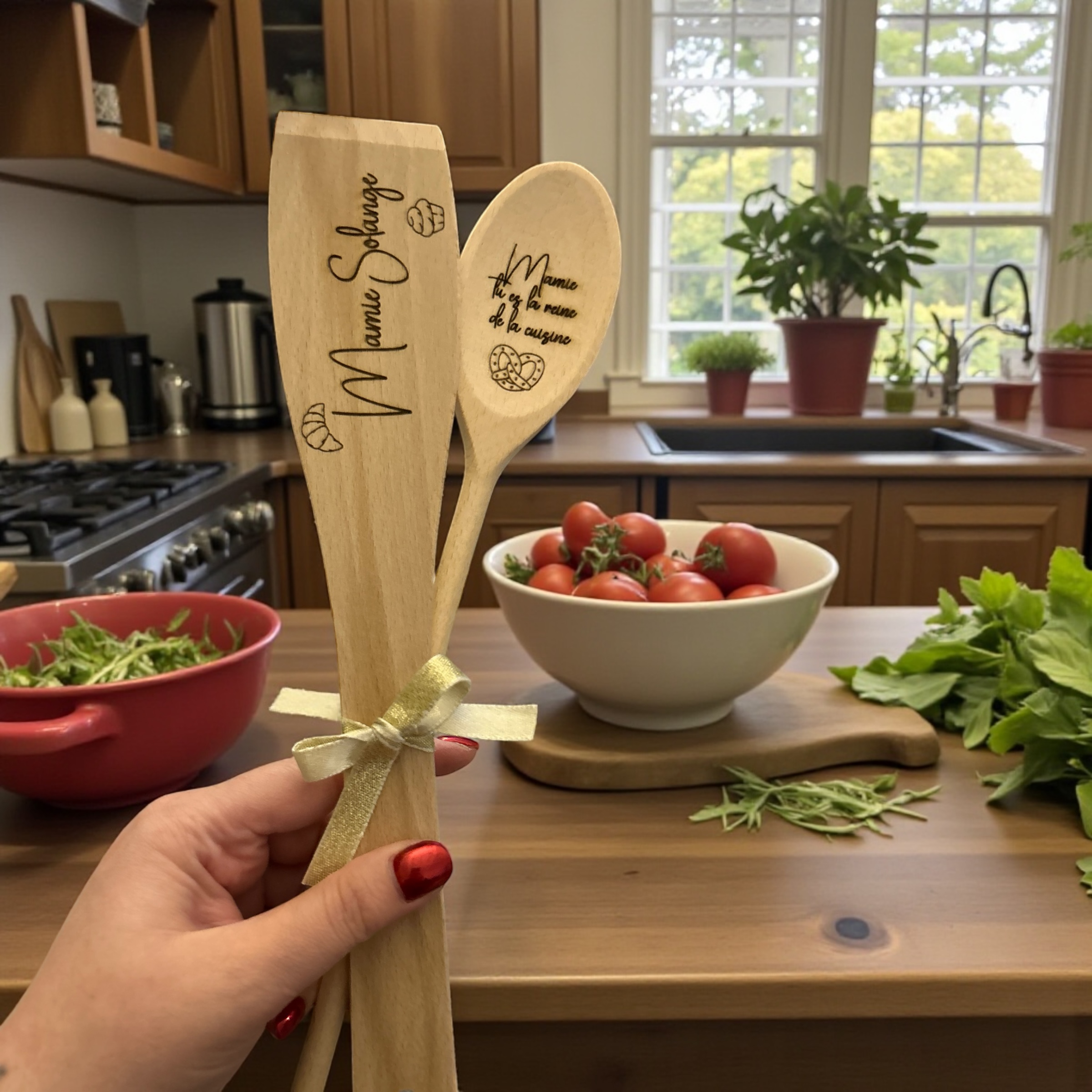 spatules en bois personnalisée2 spatules en bois personnalisée2